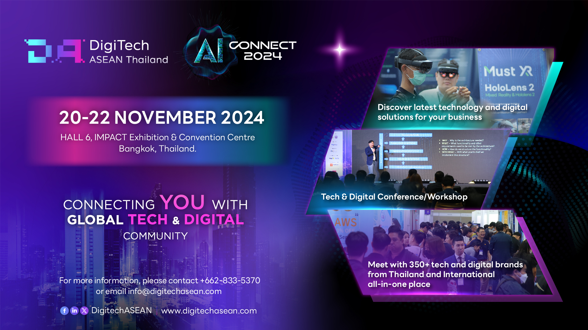 Digitech ASEAN Thailand & Ai Connect 2024