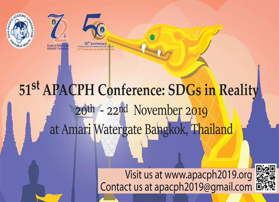 The 51st APACPH Conference: SDGs in Reality